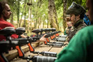 Briefing de partie de paintball